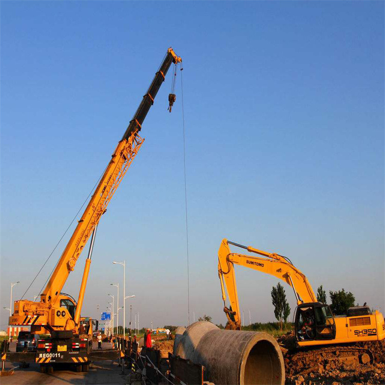 坊子25吨吊车吊8吨,最远吊多少米